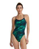 TYR Durafast Elite® TF Kadın Mayosu - Soren (Yeşil) thumbnail 2