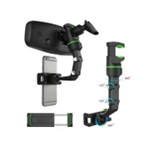 Ozmik Dikiz Aynası Telefon Tutucu,masaüstü, Koltuk Arkası Telefon Tutacağı Car Holder thumbnail 6