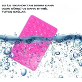 Ozmik ÇİFT TARAFLI, Silikon Vantuzlu Telefon Tutucu Tüm Cep Telefonu Modellerine Uygun Sök Tak - 6