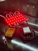 CG UZAKTAN KUMANDALI 16 MODLU ÇAKAR DANS MODÜLLÜ AMBİYANS AYDINLATMA - MOTOSİKLET ALTI AYDINLATMA KIRMIZI RENK thumbnail 1