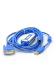 ROBİZ UC-PRG020-12A Delta Usb Plc Programlama Kablosu Round 8Pin DB9 Hmi Text Panel DOP-B AH5xx DVP-SV - 5