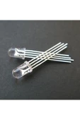 gözeler 5mm Rgb Led Ortak Anot 4 Pin Multicolor Diyot Işık Lamba Light thumbnail 4