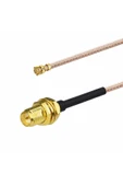 ARS Robotechnicals 30cm Rp Sma Dişi ( Erkek ) Ipex Mhf1 Rf Bağlantı Kablosu 0-6ghz Altın Kaplama Konnektör Koaksiyel - 4