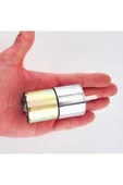 ROBİZ Zga37rg 12v 37mm 100rpm Redüktörlü Dc Motor Metal Dişli Yüksek Tork Kuvvet thumbnail 2