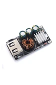 ROBİZ Qc3 Hızlı Şarj Modülü Dc 10-32v 24w To 5v Usb Voltaj Düşürücü Cep Telefonu thumbnail 3
