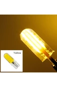 ROBA T10 Silikon Sarı Led Dc 12v Araba Aydınlatma Ampul Yan Park Lamba - 3