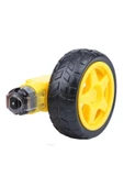 ROBİZ 200rpm Tt Motor Ve Tekerlek Seti Araba Robot Akılı Araç Oyuncak 250rpm Dc 3v-9v thumbnail 5