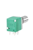 ROBİZ 5 Pin 10kohm Potansiyometre B10K Anahtarlı Pot Tırtıklı 15mm Döner Ayarlanabilir Direnç Ses - 6