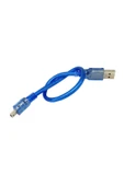Alkatronik 30cm Mini Usb Kablo Mavi 480 Mbps Usb 2.0 Hot Swap - 4
