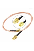 ROBİZ Rg316 100cm Erkek Dişi Sma Kablo 1 Metre Rf Uzatma Kablosu 50 Ohm 0-6ghz Koeksiyel Wifi Gsm Gprs - 4