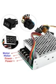 ROBİZ 55v 60a Ayarlanabilir Dc Motor Hız Kontrol Devresi Potansimetre Kontrol Yön Kontrol Anahtarı Led Hız thumbnail 6