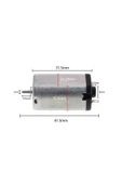 ARS Robotechnicals Rs180 Dc Motor 4-8v 6v 32000 Rpm Rs180 Dc 4-8v 6v Motor Yüksek Rpm Motor 32000 Rpm thumbnail 7