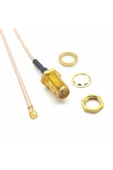 ARS Robotechnicals 30cm Rp Sma Dişi ( Erkek ) Ipex Mhf1 Rf Bağlantı Kablosu 0-6ghz Altın Kaplama Konnektör Koaksiyel - 2