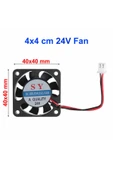 ROBİZ DC 24V FAN 40x40mm  0.1A 6000 Rpm 4x4cm Soğutucu Kuluçka Ekran Kartı Cooler Peltier thumbnail 2