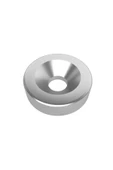 ROBİZ 4 Adet 10mm x 3mm Yuvarlak 3mm Havşa Delikli Mıknatıs Disk Neodyum Buzdolabı Ofis Yazı Not Tahtası - 1