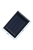 ROBİZ Güneş Pili 2V 50mA 34x50mm Solar Fotovoltaik Hücre Elektrik Üretici Panel Modül Pil Akü Batarya - 1