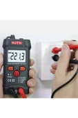 NJTY T1 Dijital Multimetre True Rms Ncv 600v Mini Cep El Tipi Voltmetre Ac Dc Voltaj Direnç Buzzer - 4
