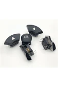 ROBİZ 4 Yön OK 12x12mm Buton 1 Set Navigasyon 5 Buton 5 Başlık 4 Yön Tamam Anahtar Tuş Takımı Kumanda - 5