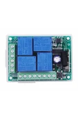 Alkatronik 433MHz RF 4 Kanal Röle Modül DC 12V 4 Buton Kumanda Kablosuz Motor Pompa Fan Lamba Perde Akıllı Ev - 8