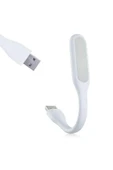 ROBİZ Usb Led Lamba 15cm Beyaz Renk Işık Portatif Taşınabilir Gece Lambası Masa Aydınlatma thumbnail 7