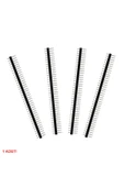 ROBİZ 5 Adet 1x40 Pin Erkek Header Tek Sıra 2.54mm 180 Derece Kırılabilir Bölünebilir Konnektör Soket - 3