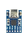 ROBİZ CP2102 USB to RS232 TTL UART Çevirici Modül Type C Usb Seri Port Haberleşme Mcu Uydu Alıcı Dvd GSM thumbnail 1