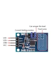 ROBİZ 5v Kapasitif Dokunmatik Led Dimmer Dc 2.4v / 5v 0.5a Pwm Parlaklık Kontrol Anahtar Led Lamba Sürücü - 6