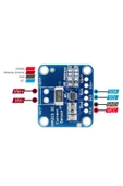 ROBİZ INA219 Dc Voltaj Akım Güç İzleme Sensör Modülü  Çift Yönlü 26V 3A IIC Haberleşme Yüksek Hassasiyet thumbnail 3