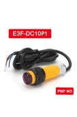 ROBİZ E3F-DS10P1 IR Kızılötesi Mesafe Sensör PNP NO İnfrared Optik 10cm Engel Cisim Algılayıcı Proximity thumbnail 1
