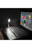 ROBİZ Usb Led Lamba 15cm Beyaz Renk Işık Portatif Taşınabilir Gece Lambası Masa Aydınlatma thumbnail 4