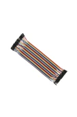 CNL 20cm 40 Pin Dişi Dişi Dupont Kablo Ayrılabilir 2.54mm 10 Renk Breadboard Atlama Kablosu Jumper - 5