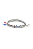 ROBİZ K Type Thermocouple 1 Metre Montaj Delikli Sıcaklık Isı Sensörü 0C / 800C Paslanmaz Çelik Prob K Tip thumbnail 6