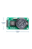 ROBİZ Ds1302 Gerçek Zaman Saat Modülü Rtc Hassas Saniye Dakika Saat Gün Yıl Hesaplayıcı Real Time Modül - 1