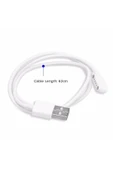 ROBAL Usb 4 Pin Pogo Kablo Akıllı Saat Manyetik Sabitleyici Şarj Kablosu Gt88 Gt68 Kw08 Kw18 Kw88 Kw98 - 5