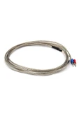 ROBİZ K Type Thermocouple 1 Metre Silindir Tip Başlık Sıcaklık Isı Sensörü 0C / 800C Paslanmaz Çelik Prob thumbnail 6