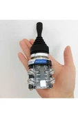 ROBİZ HKA1-41Y04 Joystick Latch 4 Yön NO Kumanda Kolu Kalıcı Kilitli 10A 250V Monolever Anahtar Switch - 3