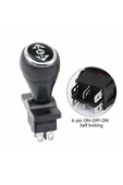 ROBİZ Joystick Kcd4 Anahtar Latch Siyah İleri Geri Vites Kolu 16A 250V Akülü Çocuk Arabası Elektrikli Araç thumbnail 3