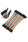 ROBİZ 10cm 40 Pin Dişi Dişi Dupont Kablo Breadboard Jumper Ayrılabilir - 1