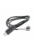 ROBİZ Kablolu Pl2303 Usb To Rs232 Ttl Uart Çevirici Modül Seri Port Haberleşme Mcu Uydu Alıcı Dvd Gsm - 3
