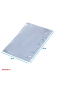 ROBİZ Antistatik Poşet 8x12cm 100 Adet Şeffaf Su Toz Geçirmez Koruyucu Esd Metalize Torba Çanta Elektronik - 1