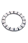 Alkatronik 16 Bit NeoPixel Halka Ring WS2812B 5050 Rgb Led Modül 16’lı Dijital Adreslenebilir Lamba Programlan - 1