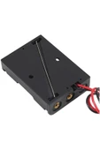 ROBİZ 3lü AAA Pil Kutusu Yuvası İnce Küçük Tip 3 Tane 1.5V Pil DC 4.5V Plastik Pil Tutucu 14cm Kablo - 7