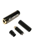 ROBİZ 3.5mm Dişi Ses Soket Kutusu 4 Tel Kutuplu Aluminyum Jack Altın Kaplama Stereo Kulaklık - 3