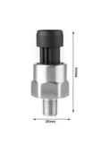 ROBİZ 500psi Basınç Sensörü 1/8" NPT Diş Paslanmaz Çelik Yağ Gaz Su Yakıt Tank Depo Lastik Hava Atmosfer - 5