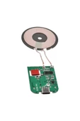 ROBİZ Kablosuz Şarj Modülü Type C 15W Qi 9V 1.5A Mobil Akıllı Telefon Oyuncak Pil Şarj Transmiter thumbnail 7