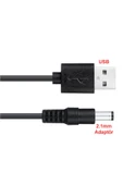 ROBİZ Usb 5v To 5.5x2.1mm Adaptör Çevirici Kablo 1.8 Metre Güç Kablosu Kamera Tablet Cep Telefonu - 3