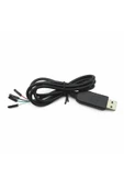 ROBİZ Kablolu Pl2303 Usb To Rs232 Ttl Uart Çevirici Modül Seri Port Haberleşme Mcu Uydu Alıcı Dvd Gsm - 6