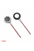 ROBİZ Hoparlör 1W 8ohm 20mm Yuvarlak 10cm Kablolu Mini 2cm Speaker Ses Müzik Amfi Ürün Müze Otomobil - 2