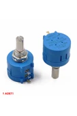 ROBİZ 3590s-2-103l 10kohm 10 Tur Potansiyometre Panel Montaj Hassas 360 Derece Döner Mil Ayarlanabilir thumbnail 7