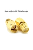 ROBİZ Sma Erkek To Rp Sma Dişi Adaptör Soket Altın Kaplama Soket 0-6ghz Rf Wi-fi Anten Fpv Lora Helium - 6